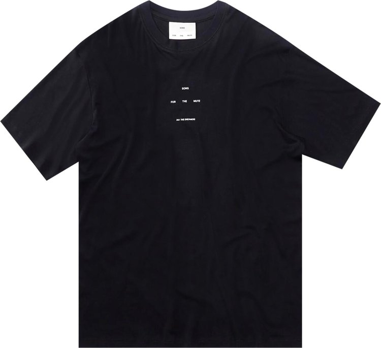 Song for the Mute Logo Tee Black