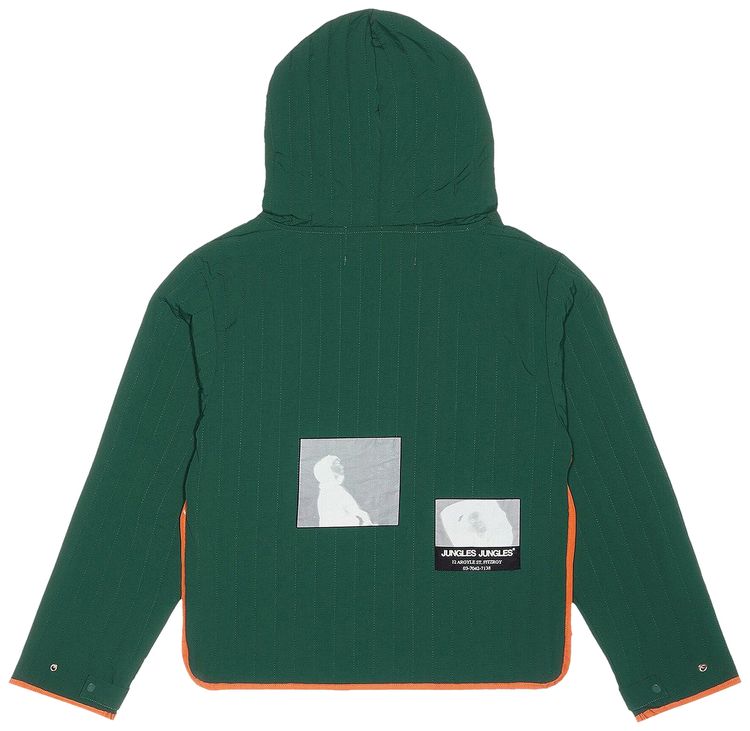 Jungles Movement Quilted Pullover Green