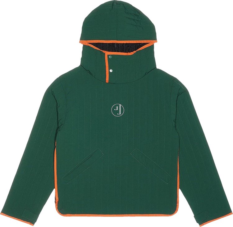 Jungles Movement Quilted Pullover 'Green'