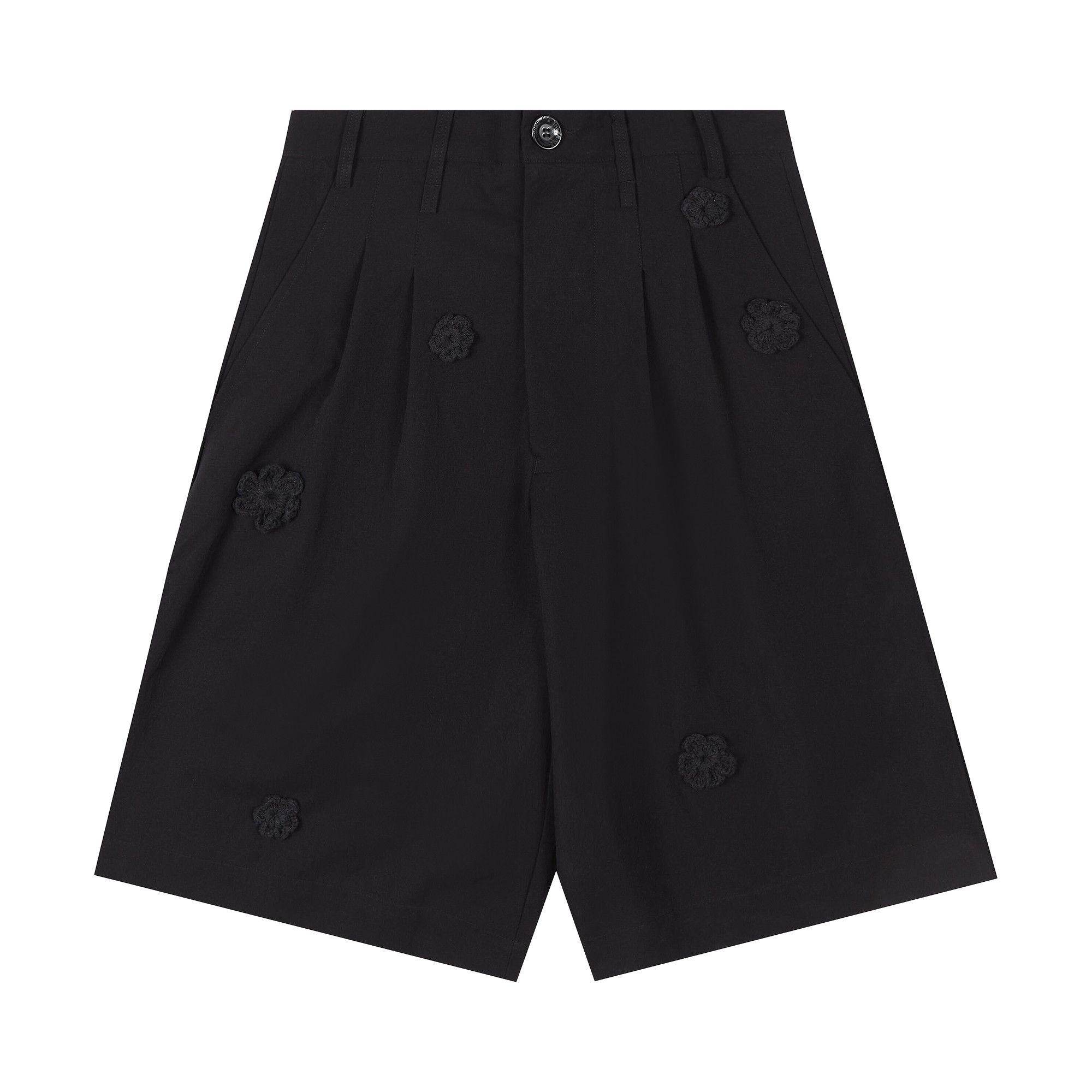 Buy Song for the Mute Single Pleated Shorts With Embroidered