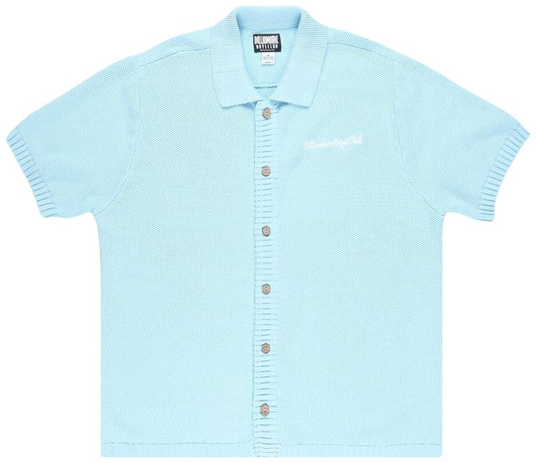Billionaire Boys Club Quantum Knit Shirt Crystal Blue
