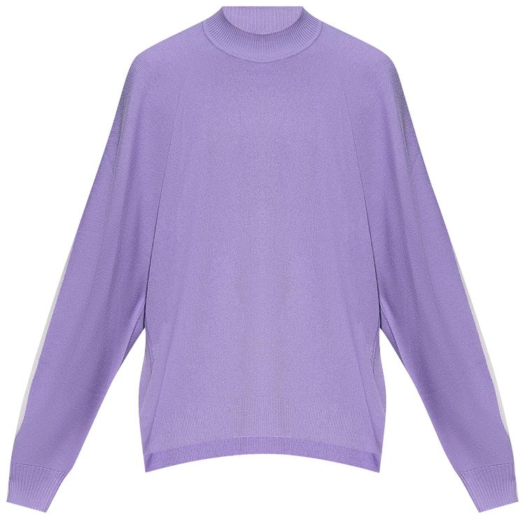 Homme Plissé Issey Miyake Framework Knit Mockneck 'Purple'