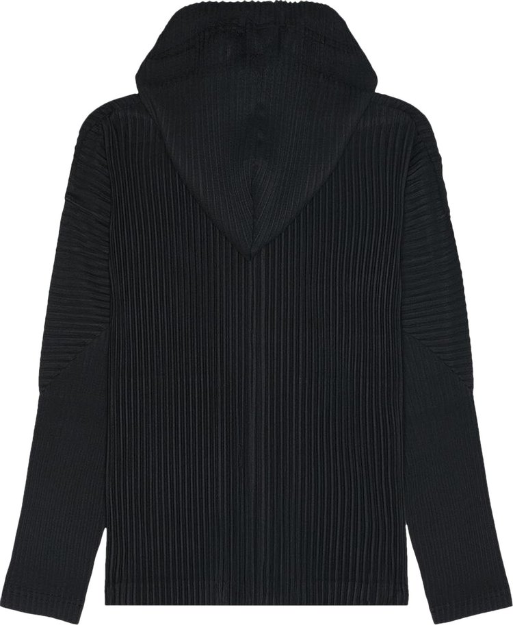 Homme Plisse Issey Miyake MC April Zip Hoodie Black