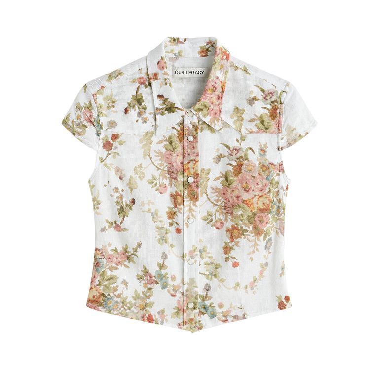 Our Legacy Daisy Shortsleeve Shirt Floral