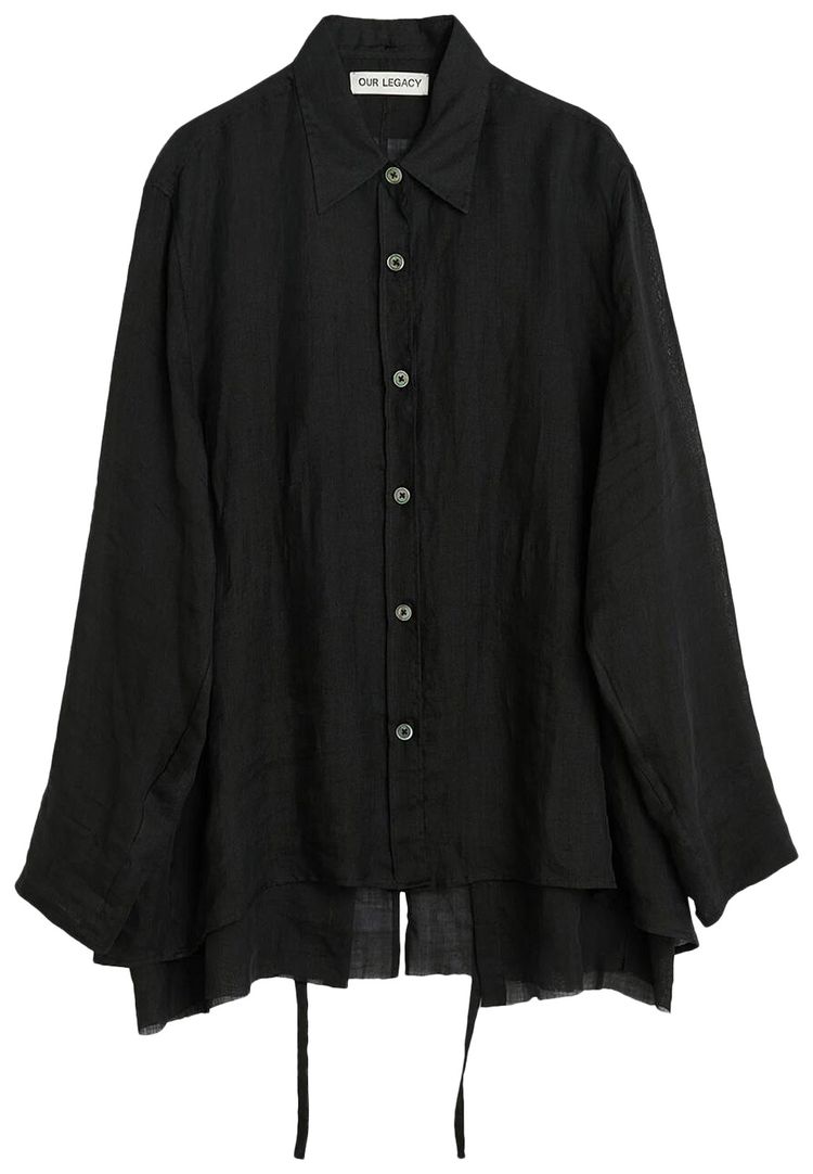 Our Legacy Backless Liner Shirt Black