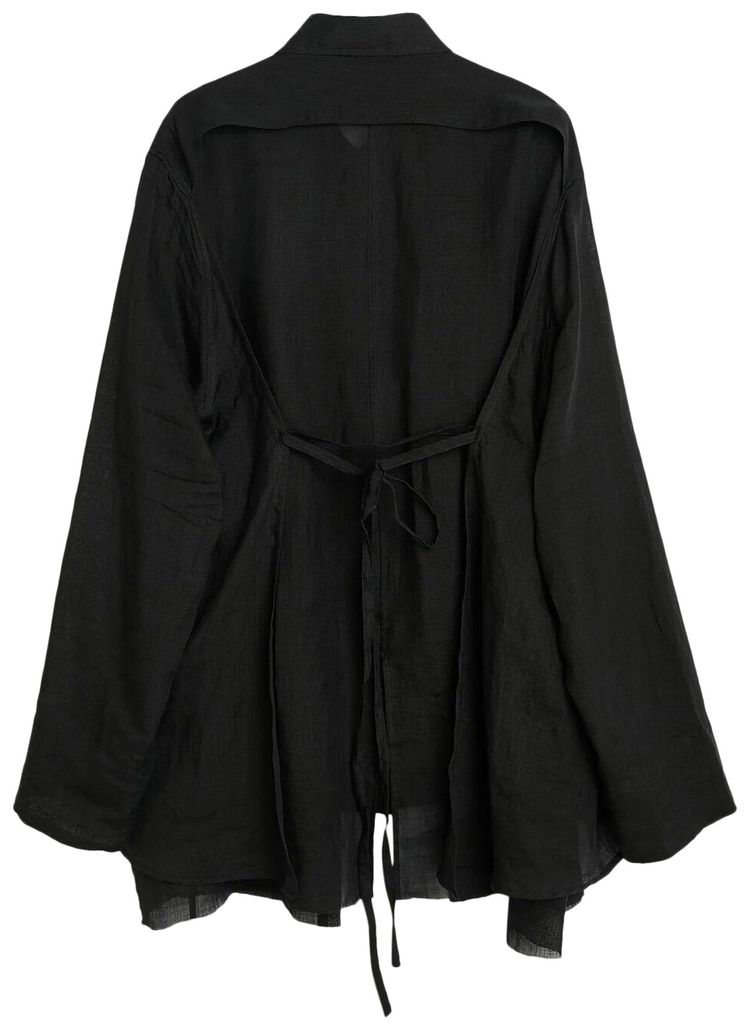 Our Legacy Backless Liner Shirt Black