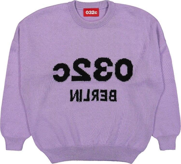 032C Selfie Sweater Washed Lilac