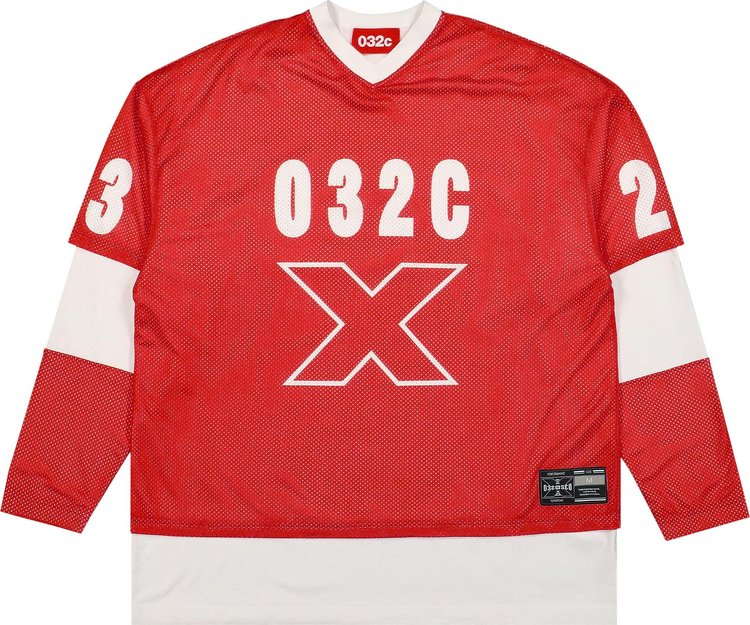 032C Lax Layered Long-Sleeve 'Red'