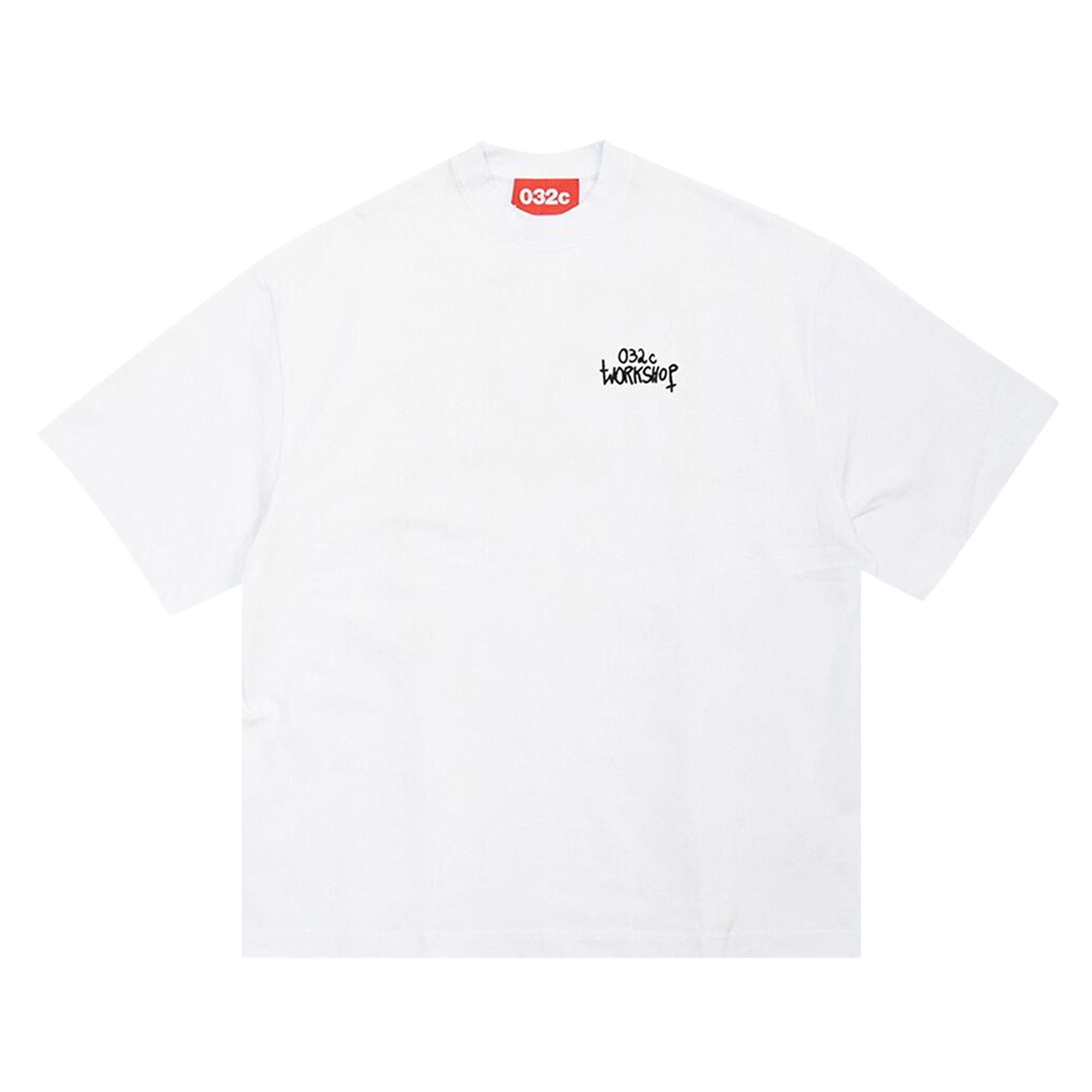 ★032c★ U FACELESS T-SHIRT WHITE FAITHLESS TSHIRT WHITE Buy 032C Mayhem Oversized T-Shirt 'White' - SS24 C 1051 WHIT