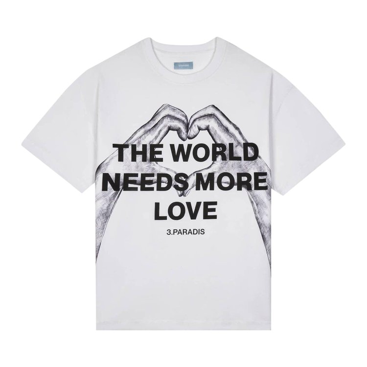3.PARADIS TWNML Hands & Heart T-Shirt 'White'