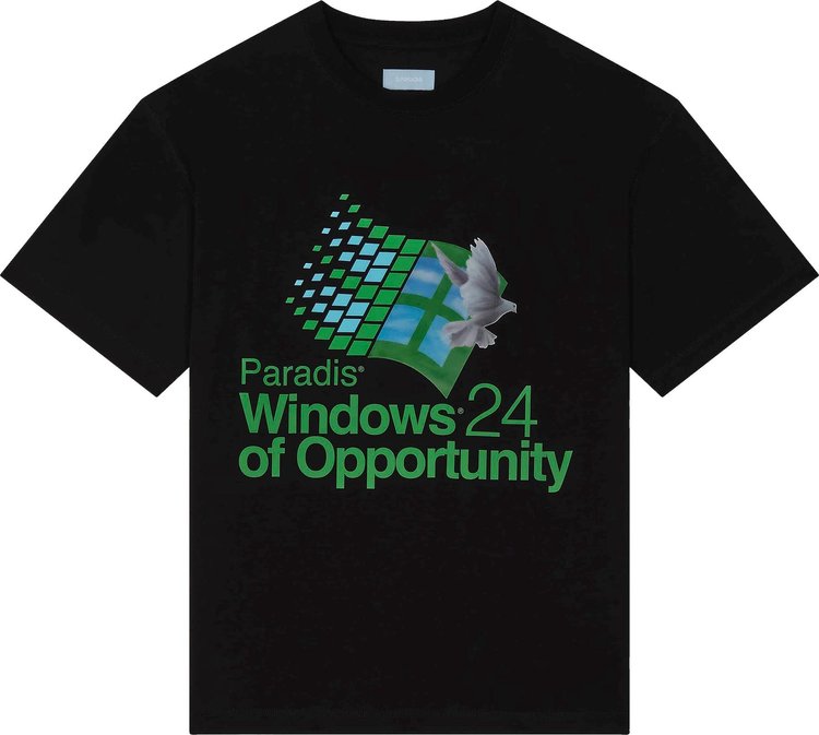 3PARADIS Windows T Shirt Black