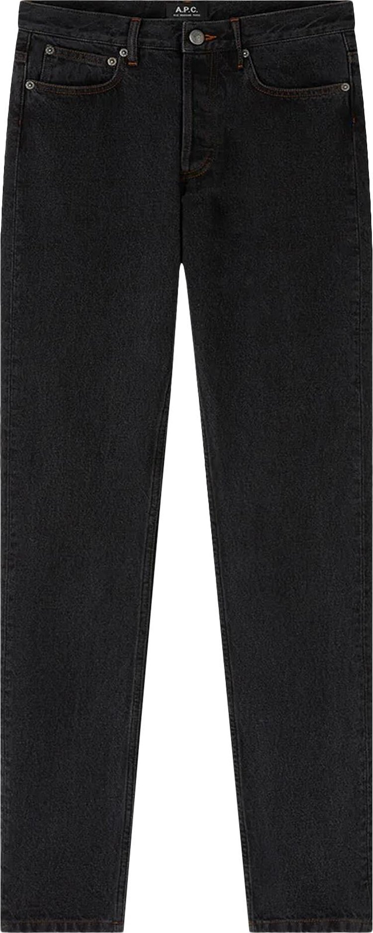 A.P.C. Petit New Standard Slim Fit Jeans 'Washed Black'