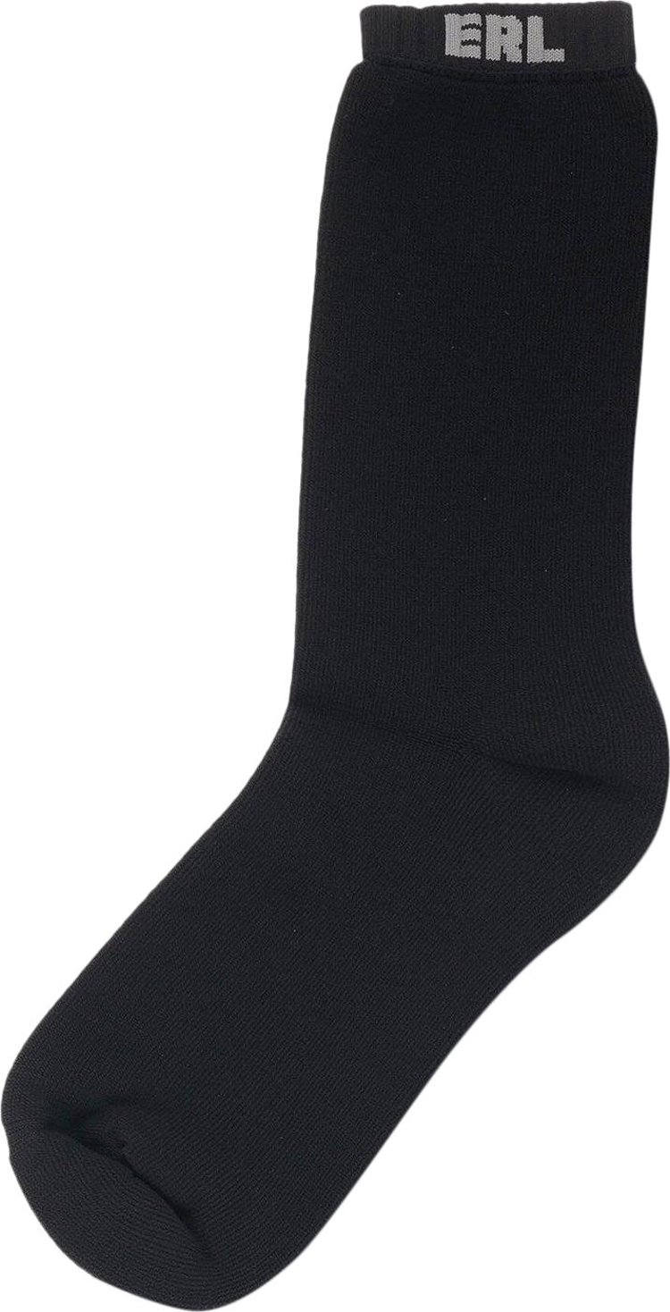 ERL Knit Socks Black