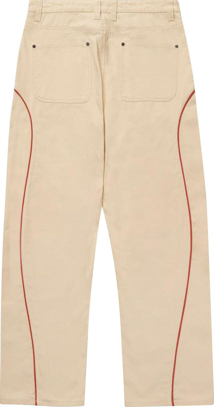 Honor The Gift Canvas Piping Pant Bone