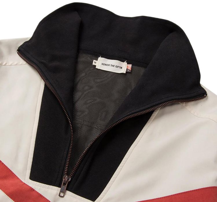 Honor The Gift Brushed Poly Track Anorak Black