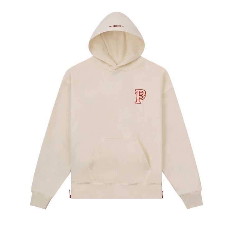 PURPLE BRAND Glyph Oversized Hoodie Off White