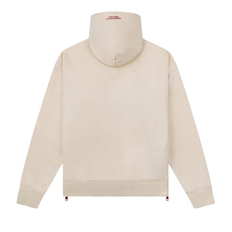 PURPLE BRAND Glyph Oversized Hoodie Off White