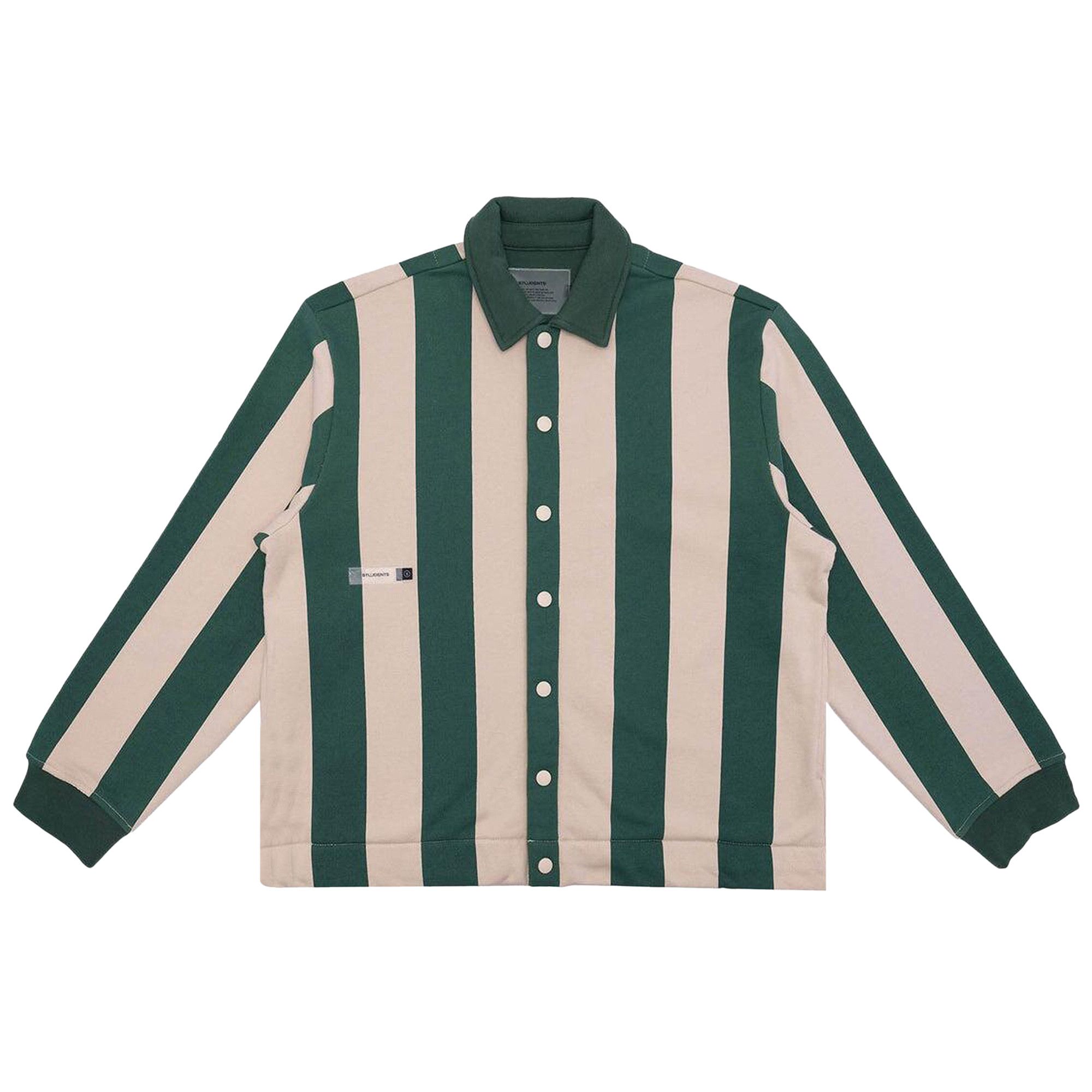 Buy Students Remington Stripes Jacket 'Green/White' - SG2401022 GREE | GOAT