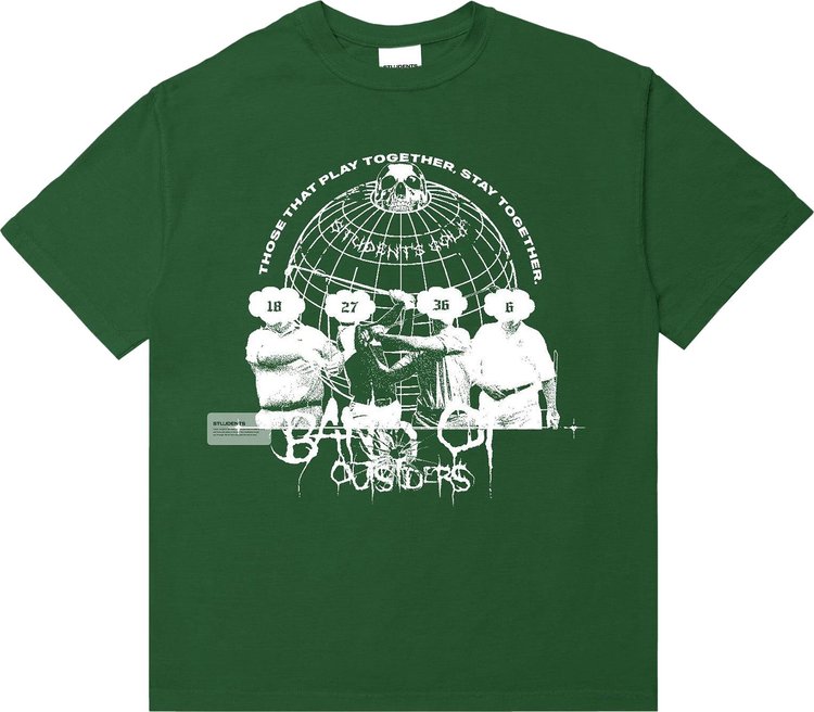Students Band Of Outsiders T-Shirt 'Green'
