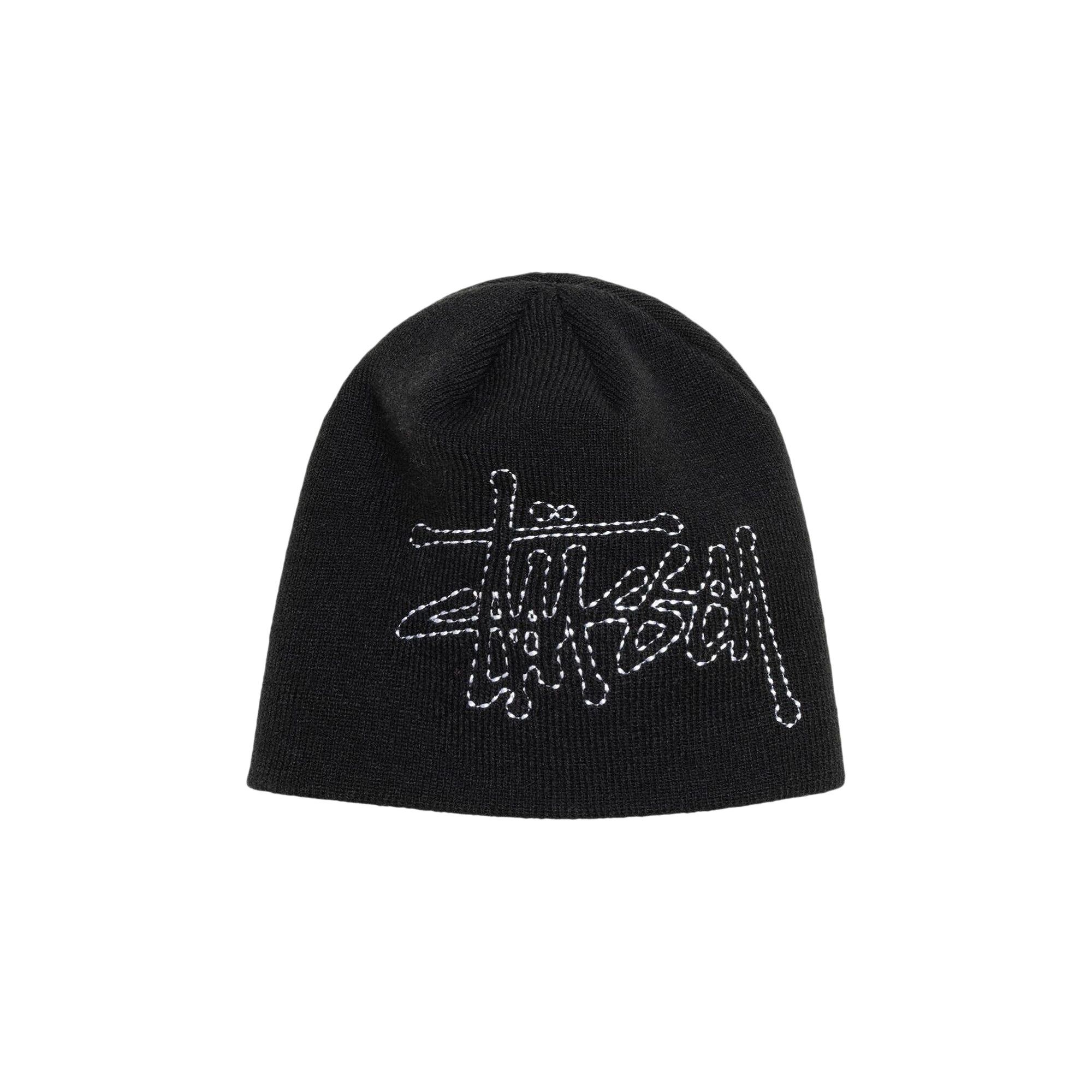 Stussy Exposed Stitch Skullcap Black Men's - FW24 - US