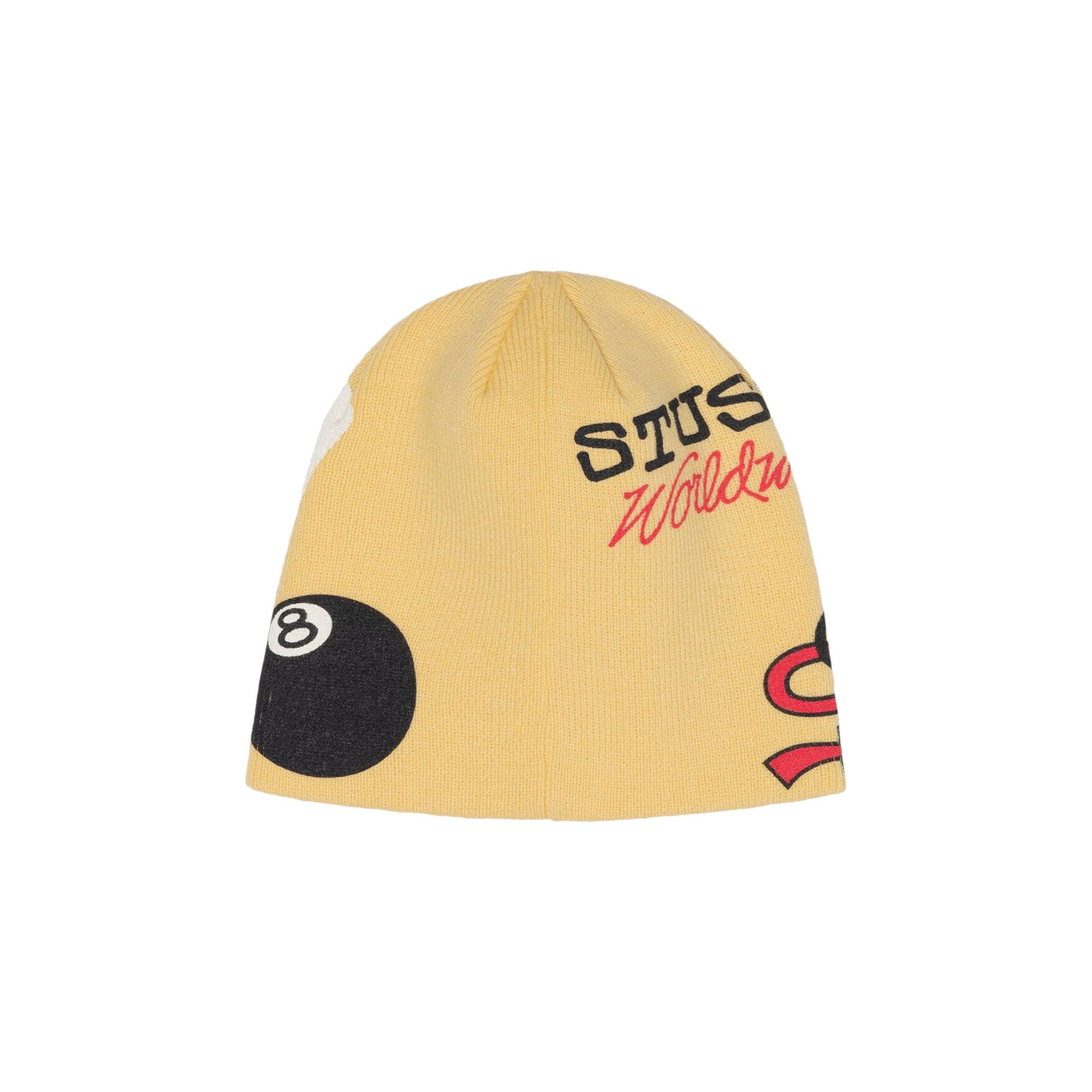期間限定 数量限定 Yellow' 'Pale Skullcap Logo Mixed Stussy Buy - PALE 1321197 帽子