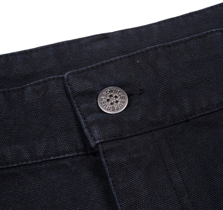 Supervsn Canvas Work Short Black