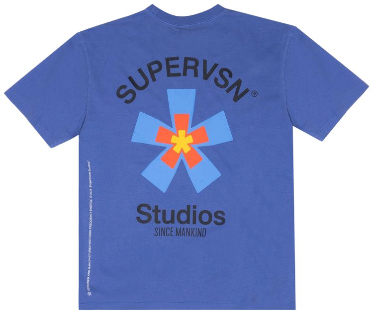Supervsn Starburst Tee Blue