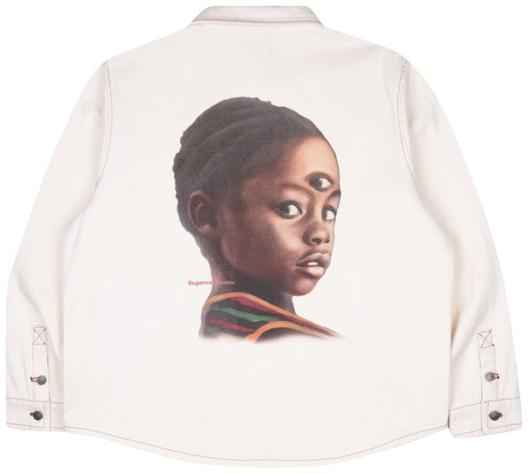 Supervsn 3rd Eye Denim Overshirt Natural