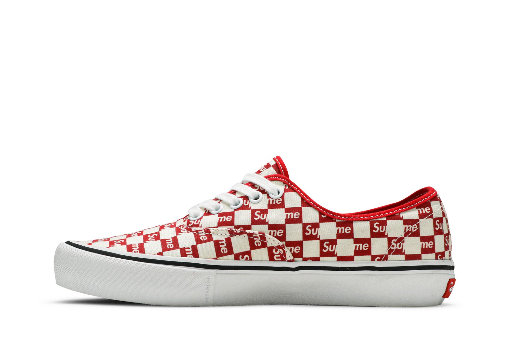 Buy Supreme x Authentic Pro 'Checkered Red' - VN000Q0DJLY | GOAT