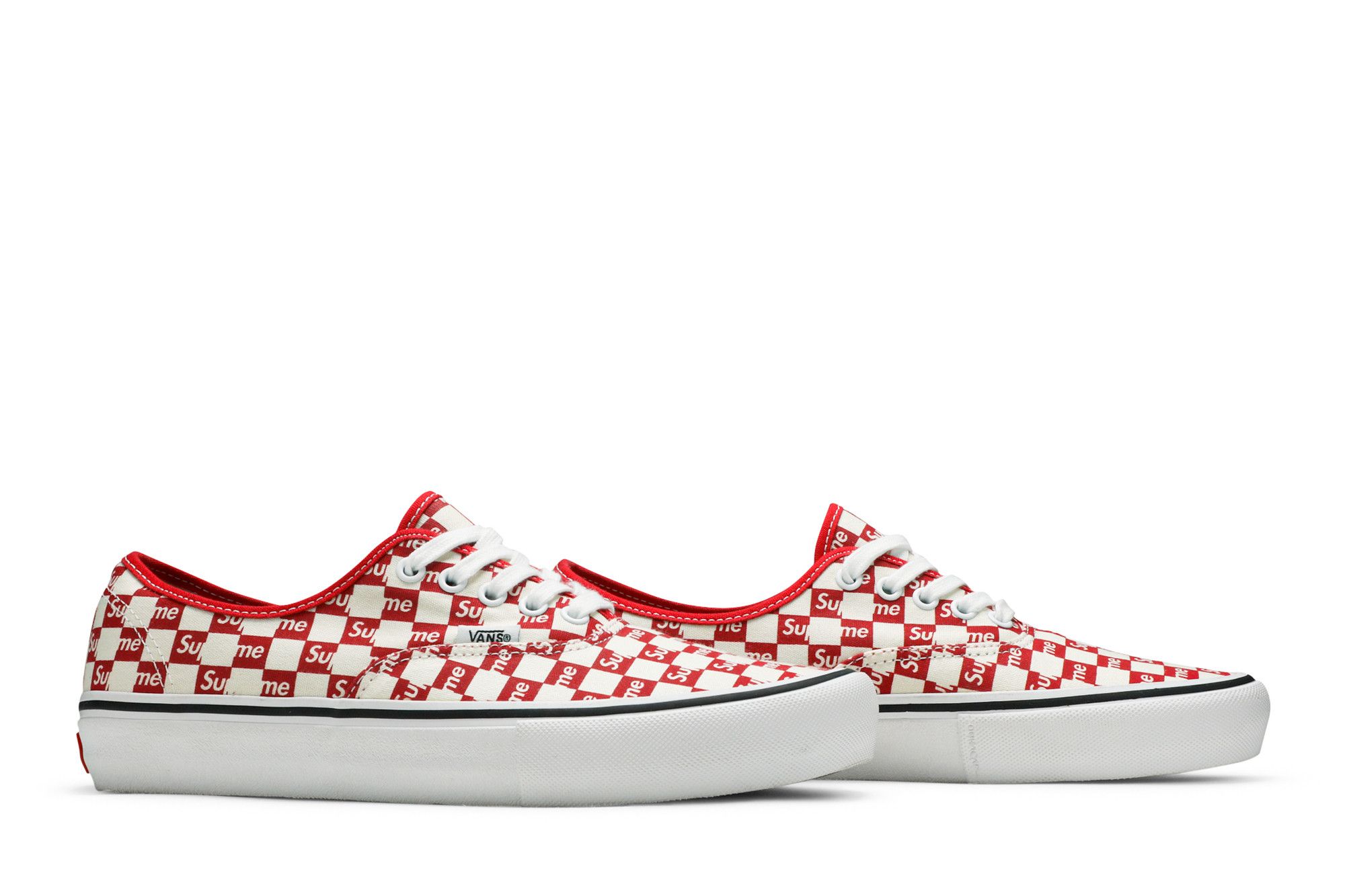 Buy Supreme x Vans Authentic Pro 'Checkered Red' - VN000Q0DJLY | GOAT