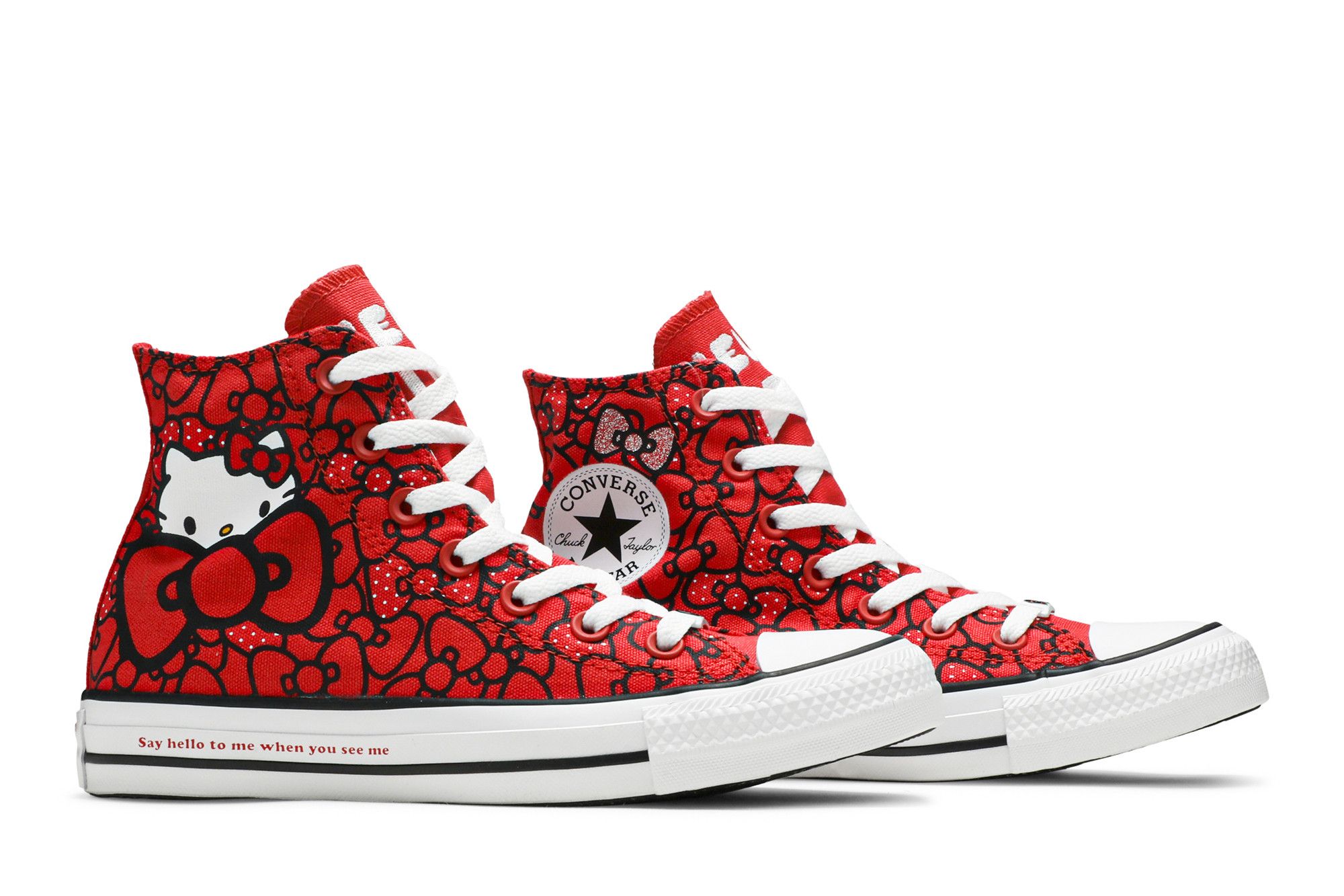 Hello kitty all stars converse top