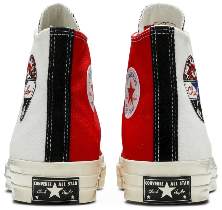 Converse Chuck 70 Hi Logo Play   White Rush Blue