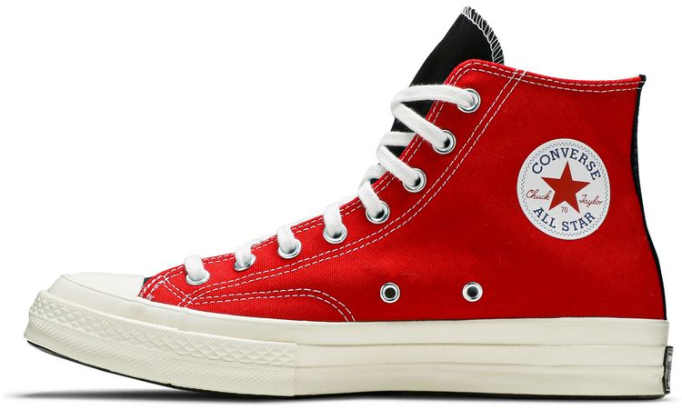 Converse Chuck 70 Hi Logo Play   White Rush Blue