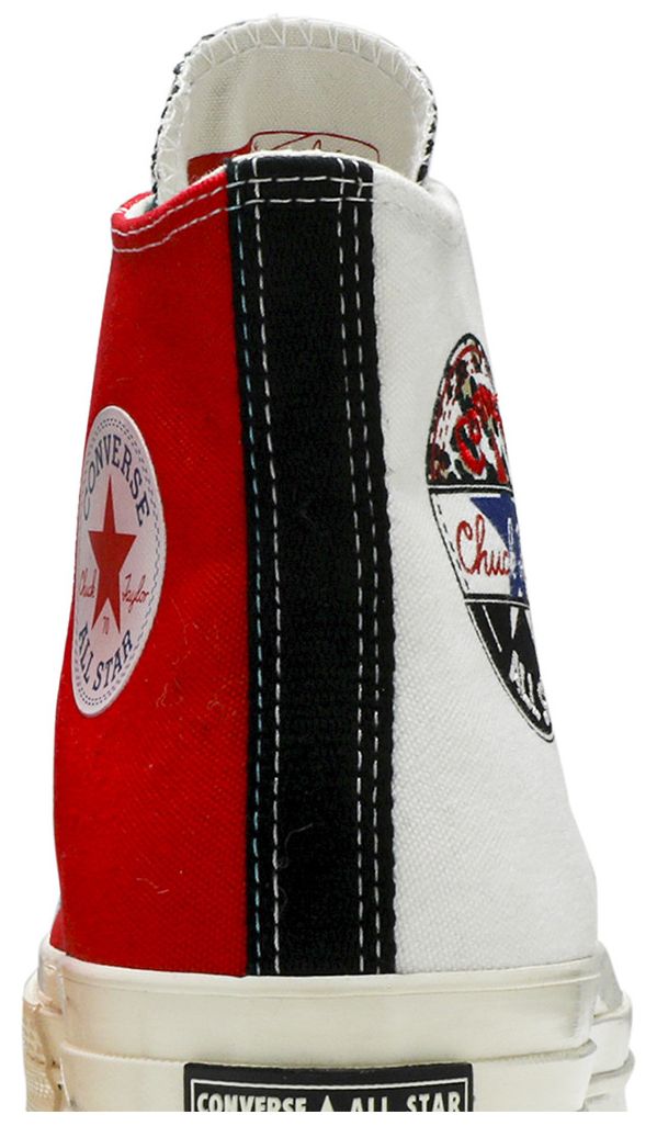 Converse Chuck 70 Hi Logo Play   White Rush Blue