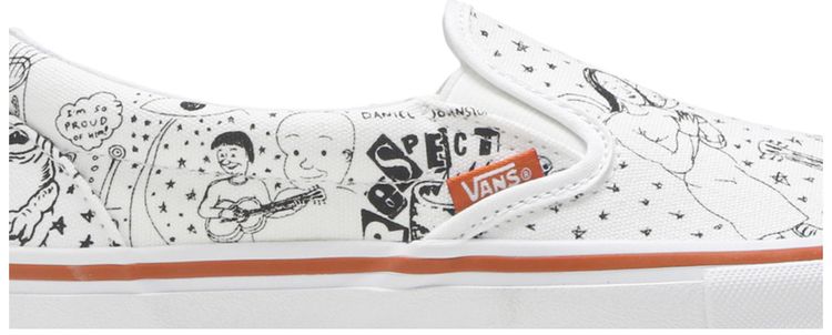 No Comply x Daniel Johnston x Vans Slip On Pro Doodles