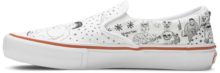 No Comply x Daniel Johnston x Vans Slip On Pro Doodles