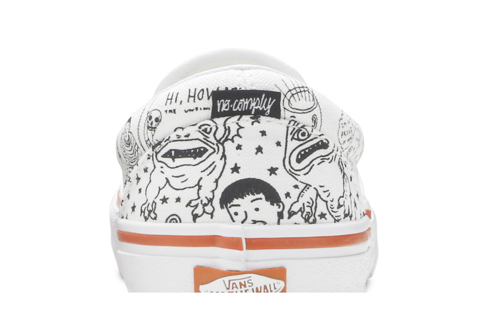 Buy No-Comply x Daniel Johnston x Vans Slip-On Pro 'Doodles