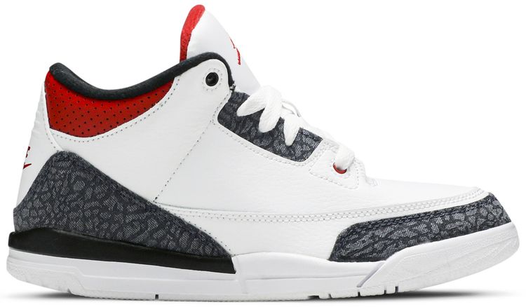 Air Jordan 3 Retro Denim SE PS Fire Red