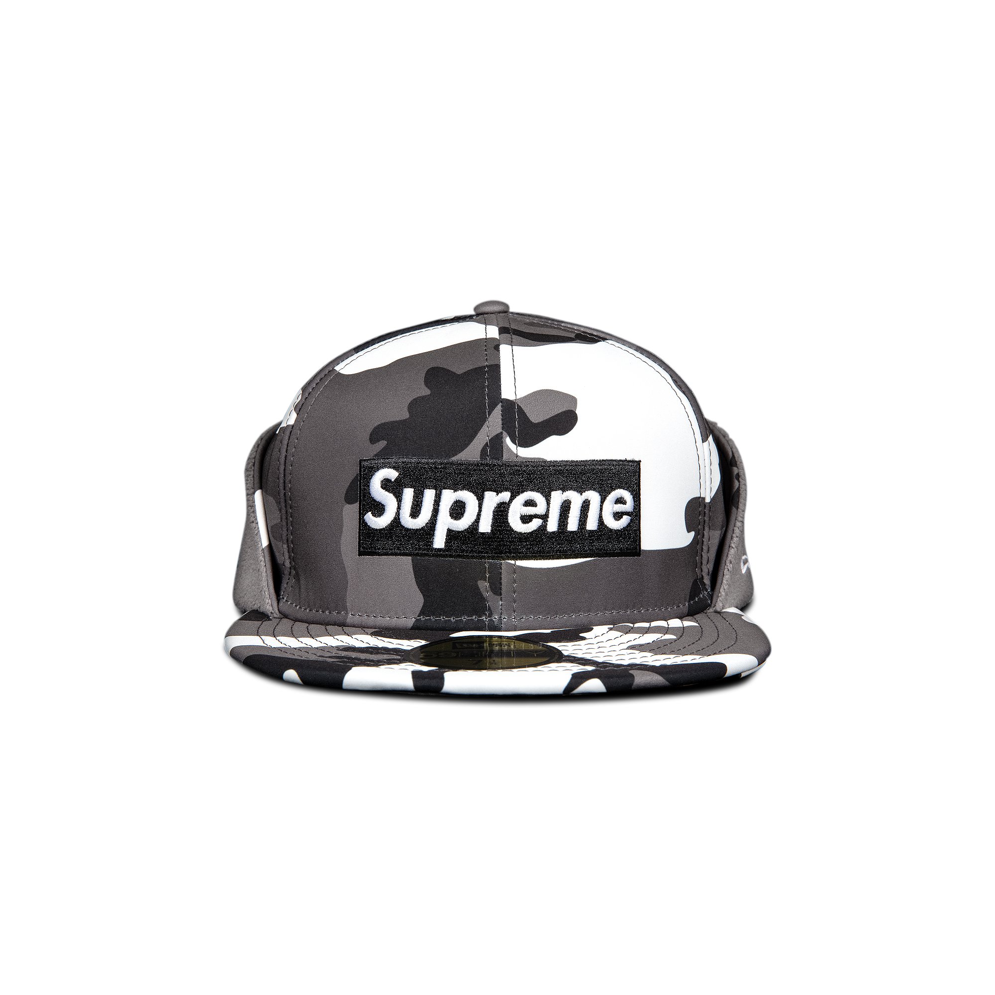 Supreme x WINDSTOPPER Earflap Box Logo New Era 'Snow Camo'