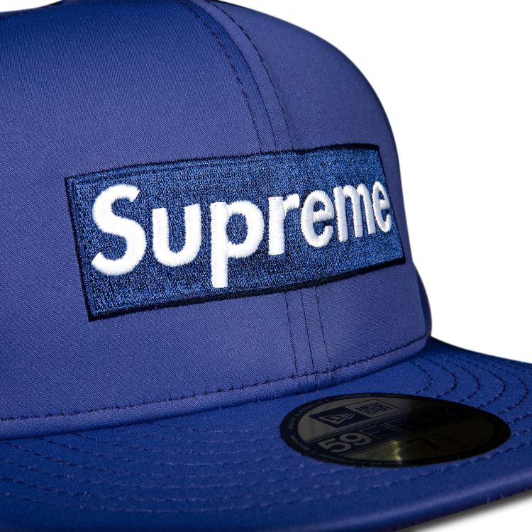 Supreme x WINDSTOPPER Earflap Box Logo New Era Washed Navy