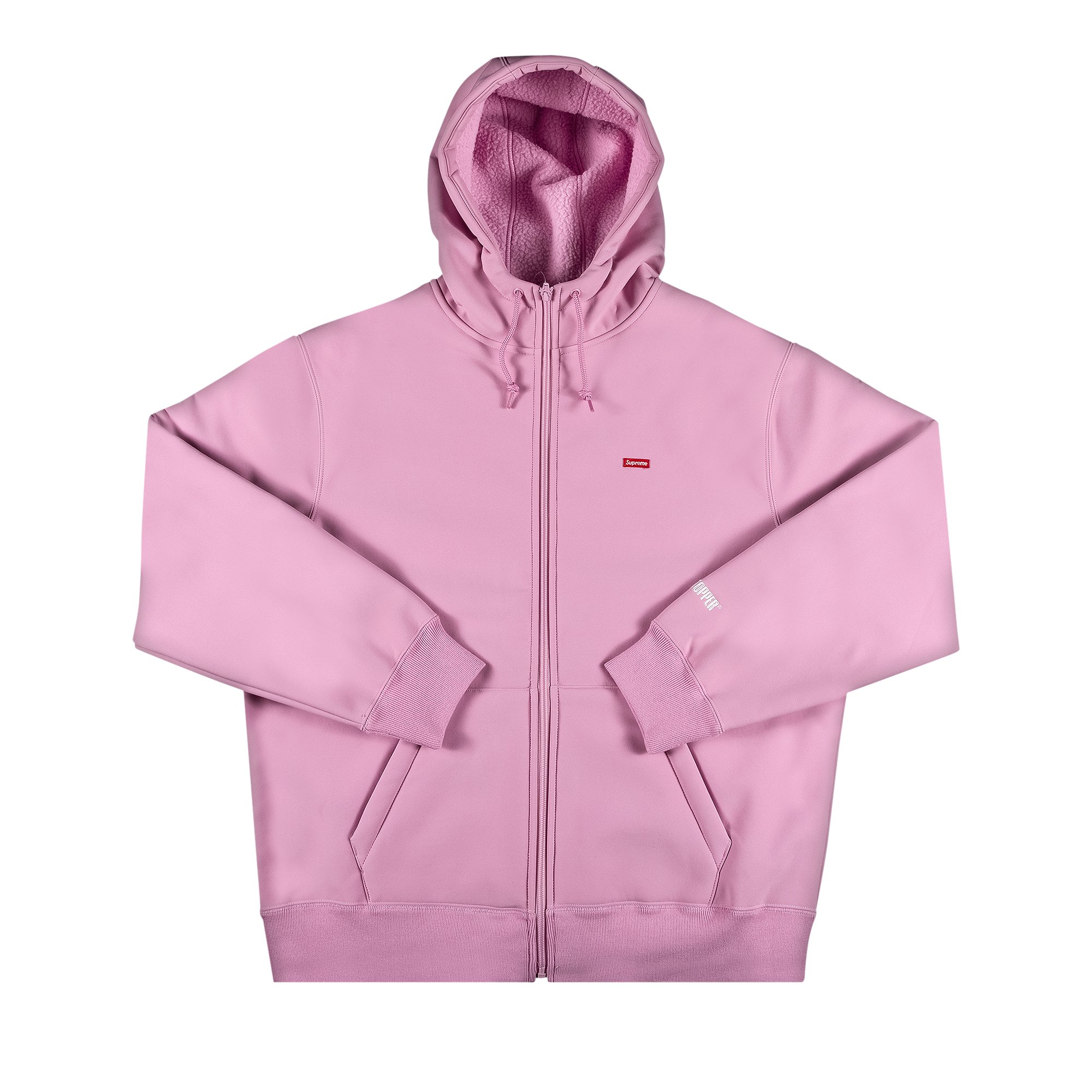 Supreme x WINDSTOPPER Zip Up Hooded Sweatshirt 'Pink'