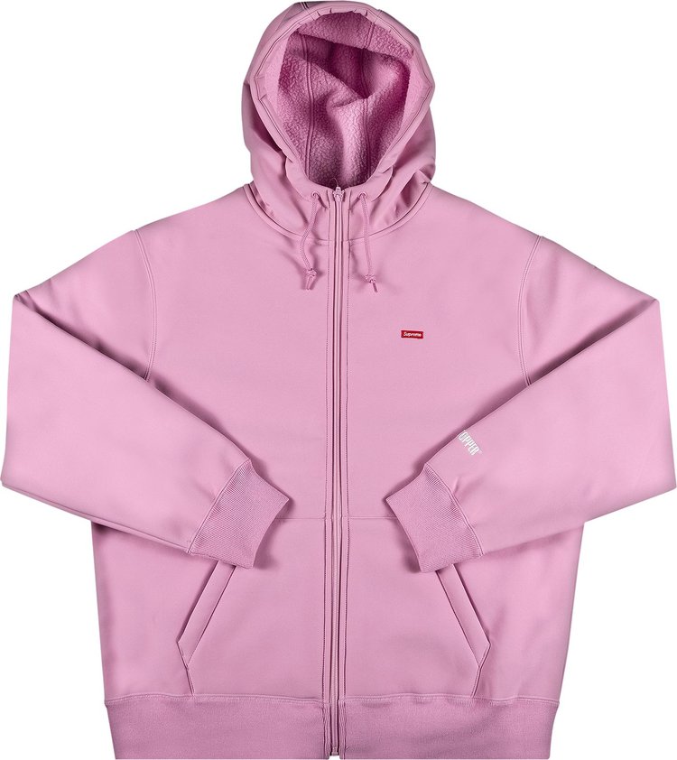 Supreme x WINDSTOPPER Zip Up Hooded Sweatshirt 'Pink'
