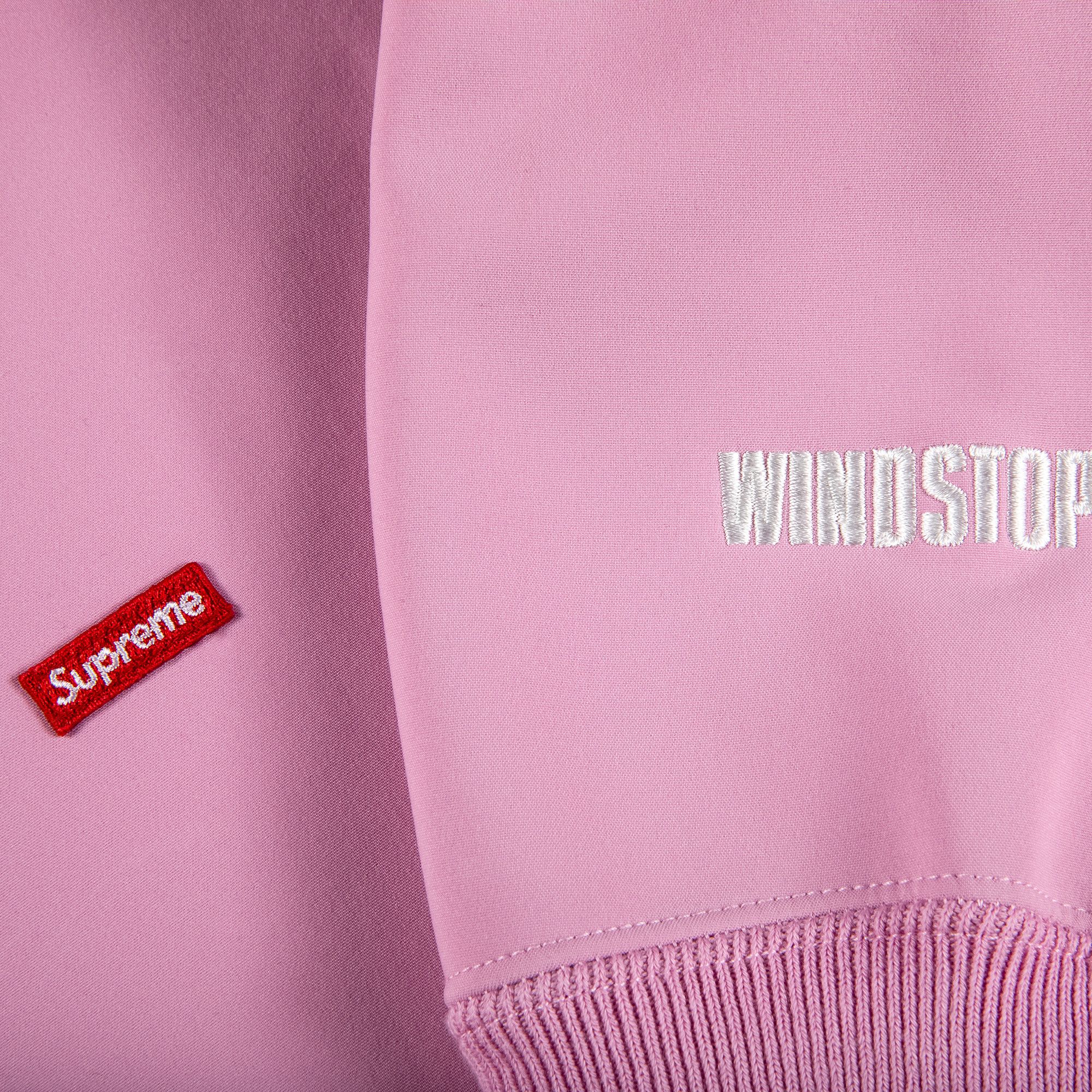 Buy Supreme x WINDSTOPPER Zip Up Hooded Sweatshirt 'Pink