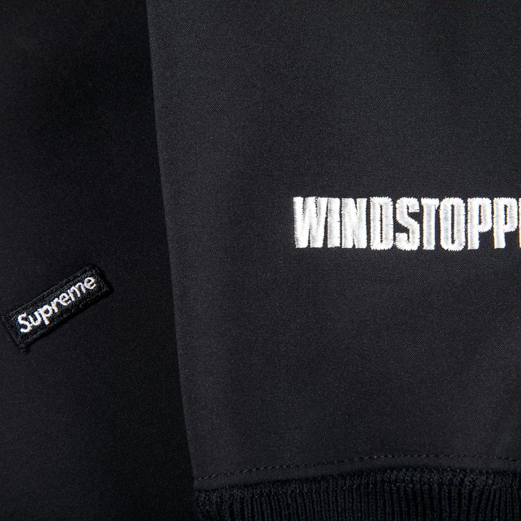 Supreme x WINDSTOPPER Zip Up Hooded Sweatshirt Black