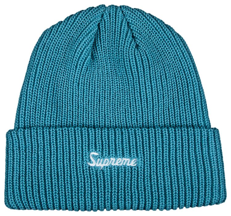 Supreme Loose Gauge Beanie Aqua