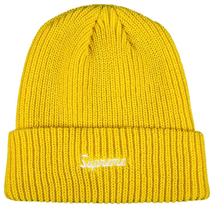 Supreme Loose Gauge Beanie Yellow