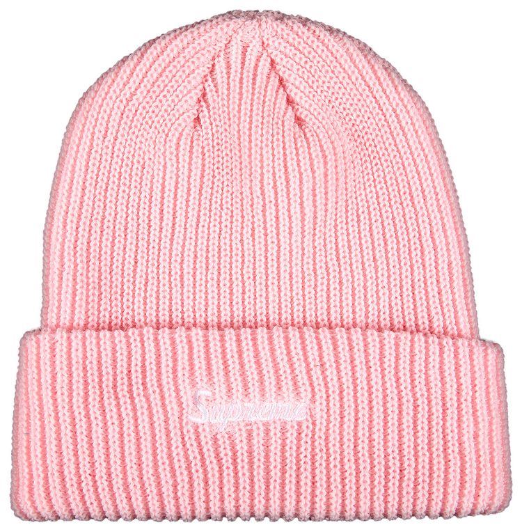 Supreme Loose Gauge Beanie Pink