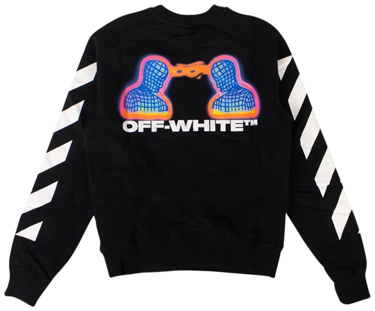 Off White Thermo Men Sweatshirt Black