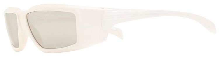 Rick Owens Rick Sunglasses CreamSilver