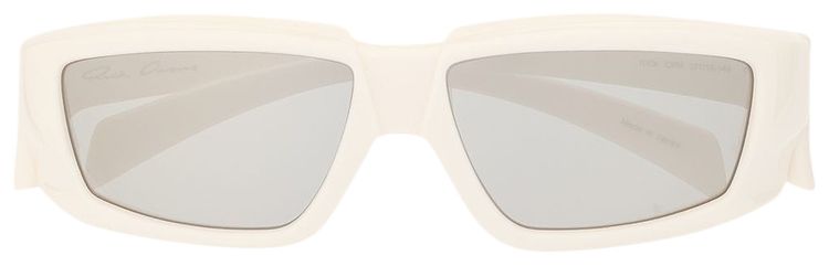 Rick Owens Rick Sunglasses CreamSilver
